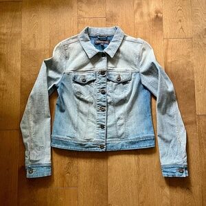 *NEW - Jean Jacket Boho Cropped Light Blue Denim (M - 10)